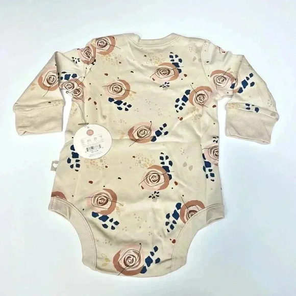 NWT Goumi Kids x Babylist Long Sleeve Floral Bodysuit Morocco Baby Girls 6-12m - Picture 2 of 8